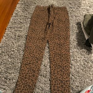 American eagle cheetah print jegging